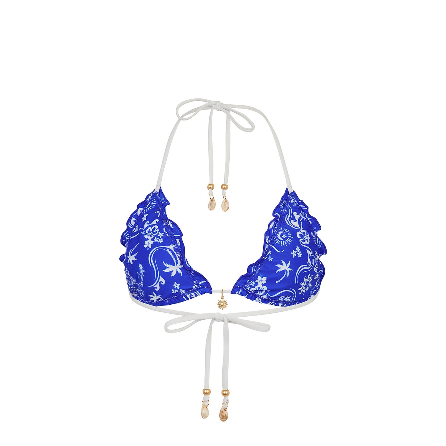 Kulani Kinis Lettuce Edge Bralette Top