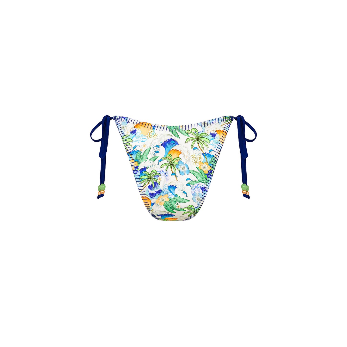 Kulani Kinis Lace Stitch Ring Tie Bikini Bottom
