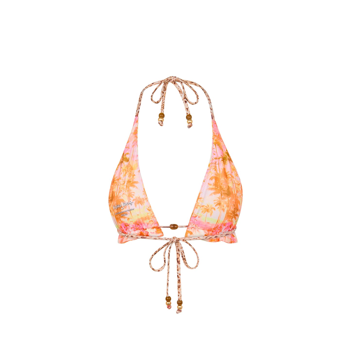 Kulani Kinis Frill Halter Bralette