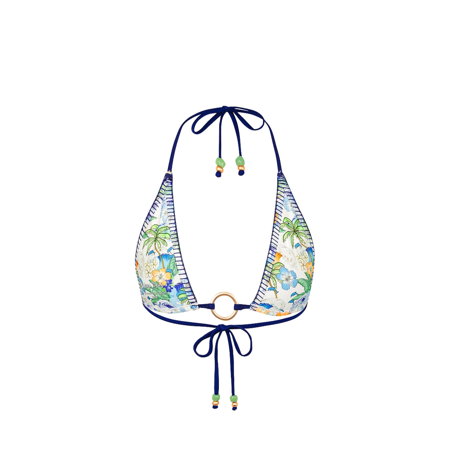 Kulani Kinis Lace Stitch Ring Halter Top