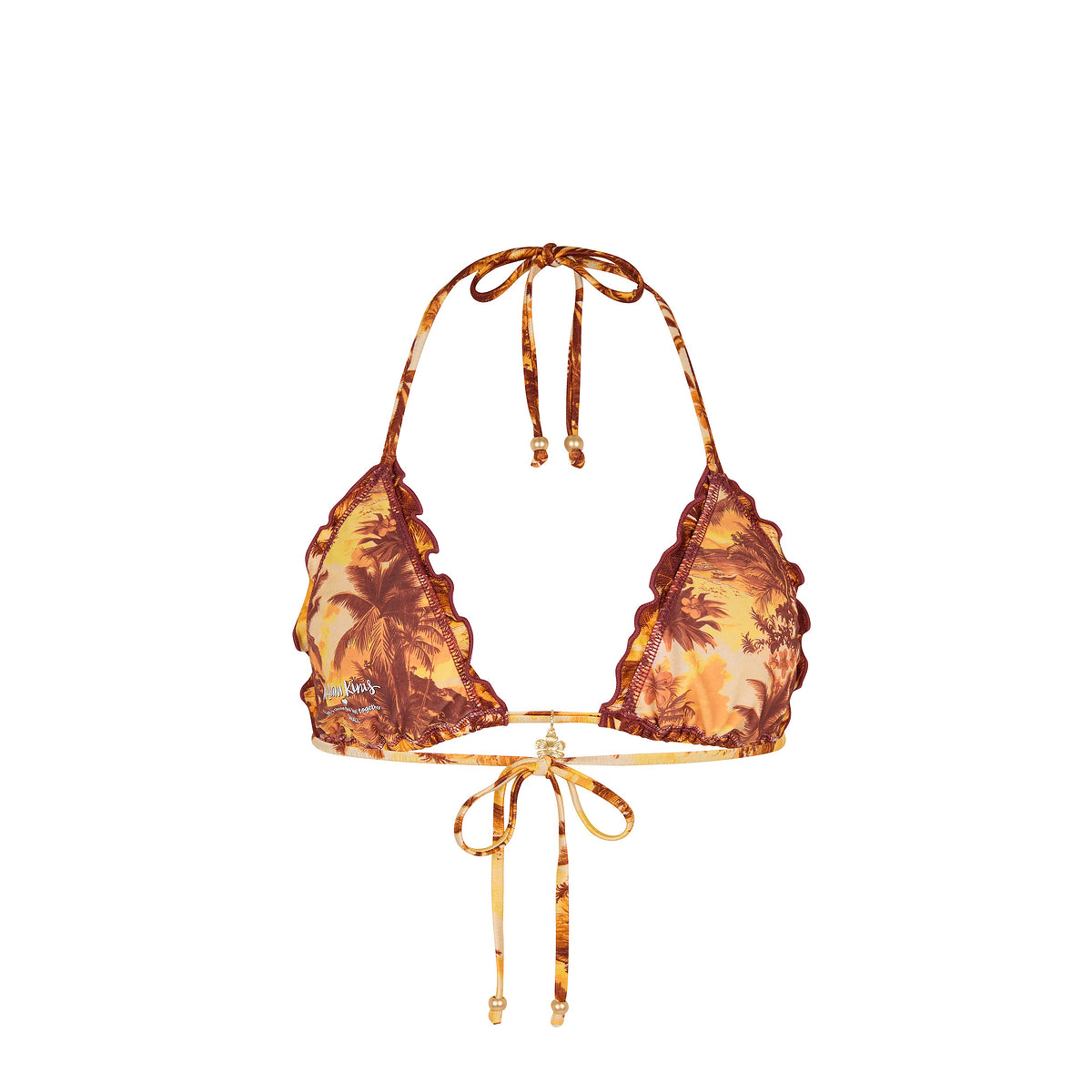 Kulani Kinis Lettuce Edge Bralette Top