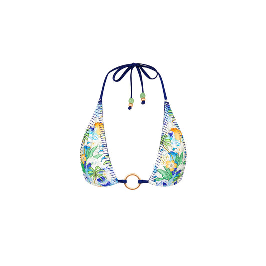 Kulani Kinis Lace Stitch Ring Halter Top
